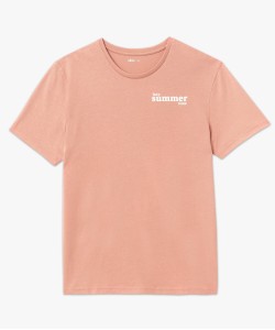 Tee-shirt manches courtes à motif estival homme[MISSING]